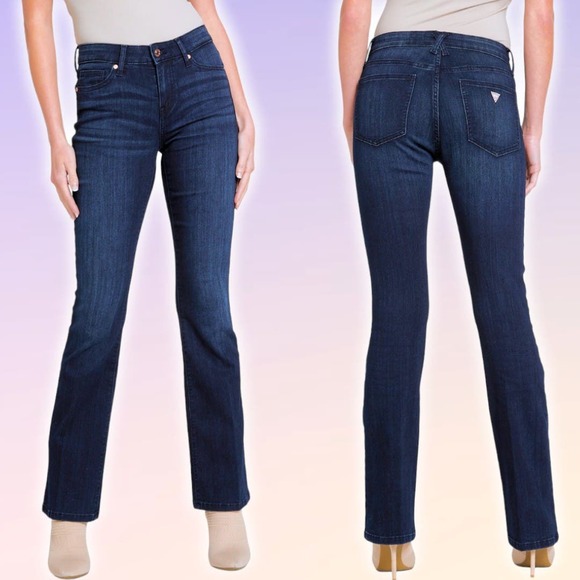 Guess Denim - GUESS Lyllah Mid Rise Bootcut Jean Sz 24 Blue